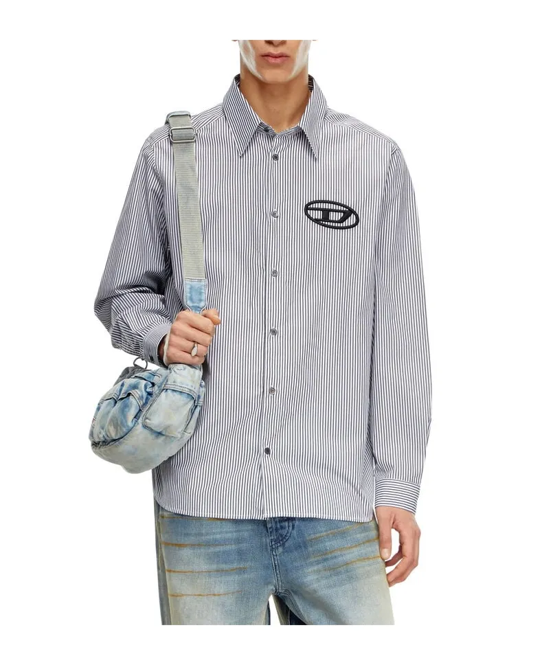 S-Simply-E Striped Long-Sleeved Shirt