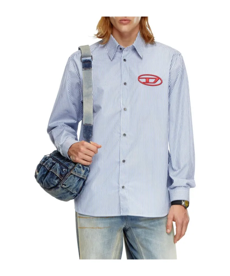 S-Simply-E Striped Long-Sleeved Shirt