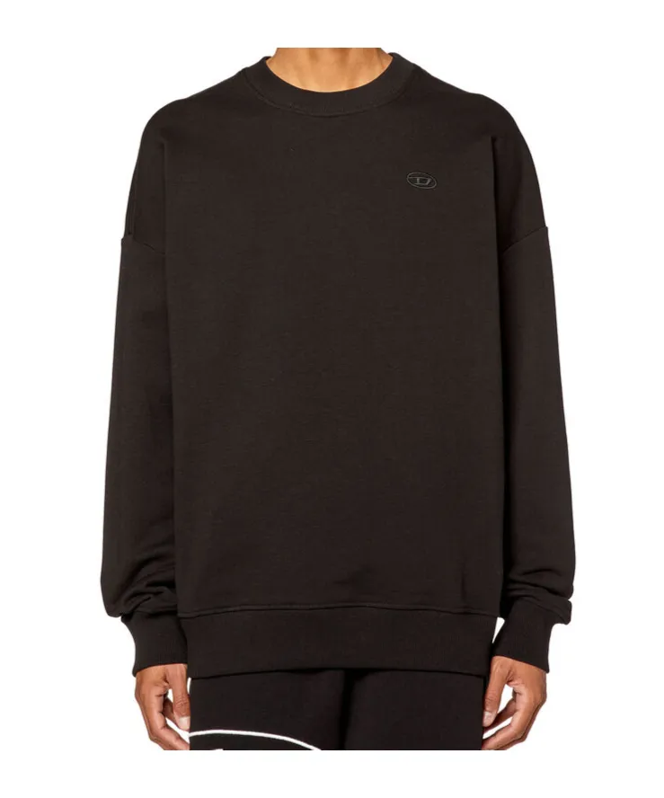 S-Rob-Megoval-D Logo Embroidered Sweatshirt