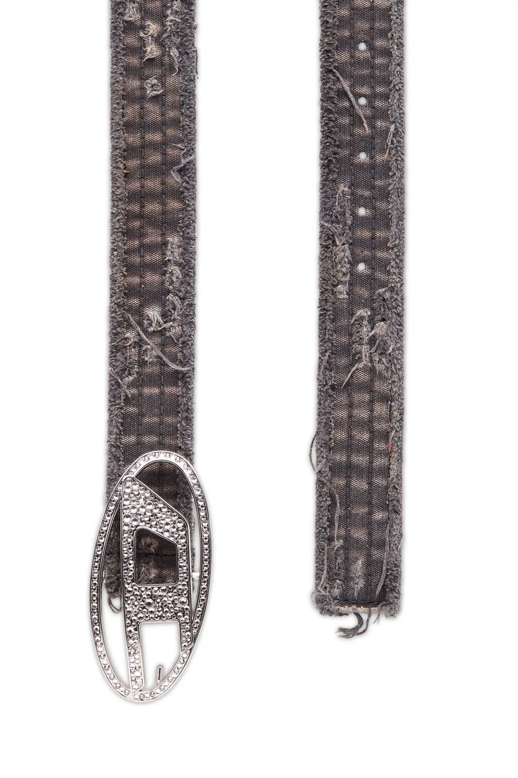 Oval D Logo B-1Dr Strass Distressed Belt
