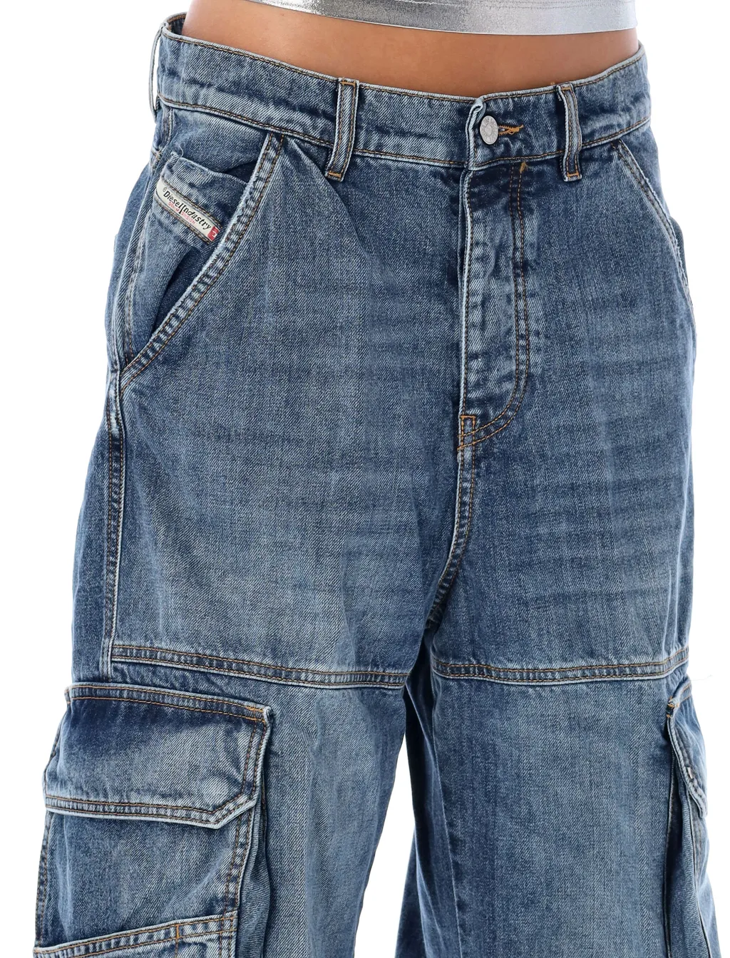 Mid-Rise Straight Leg Jeans