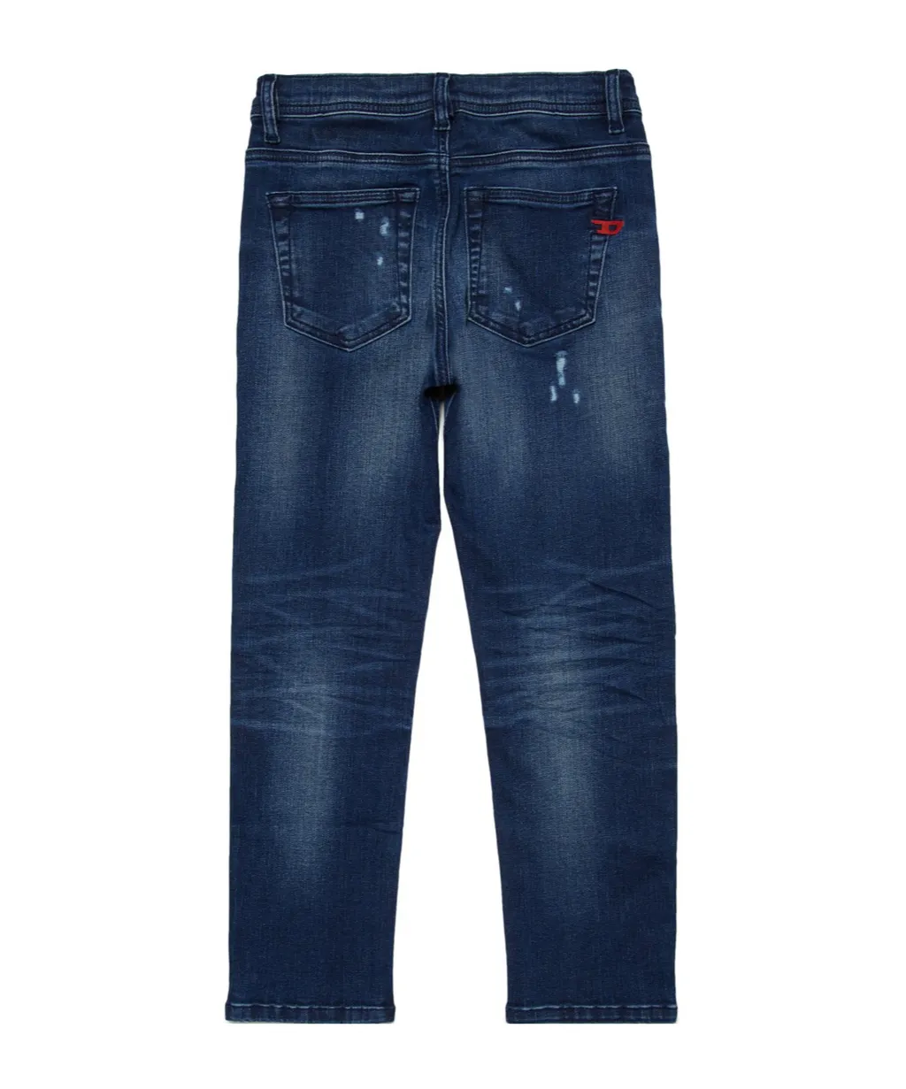 2020-D-Viker-J Distressed Straight-Leg Jeans