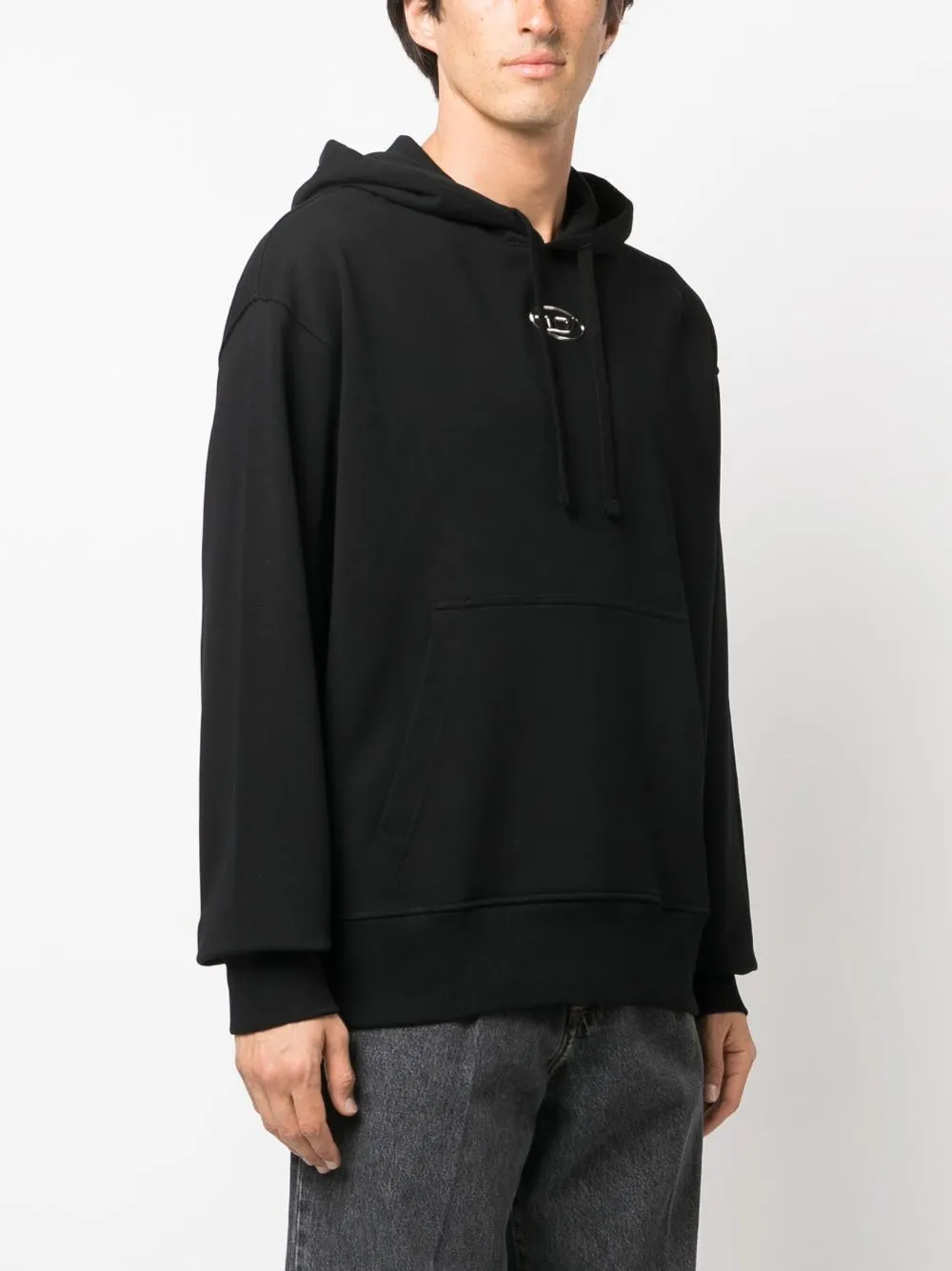 Logo Detailed Drawstring Hoodie
