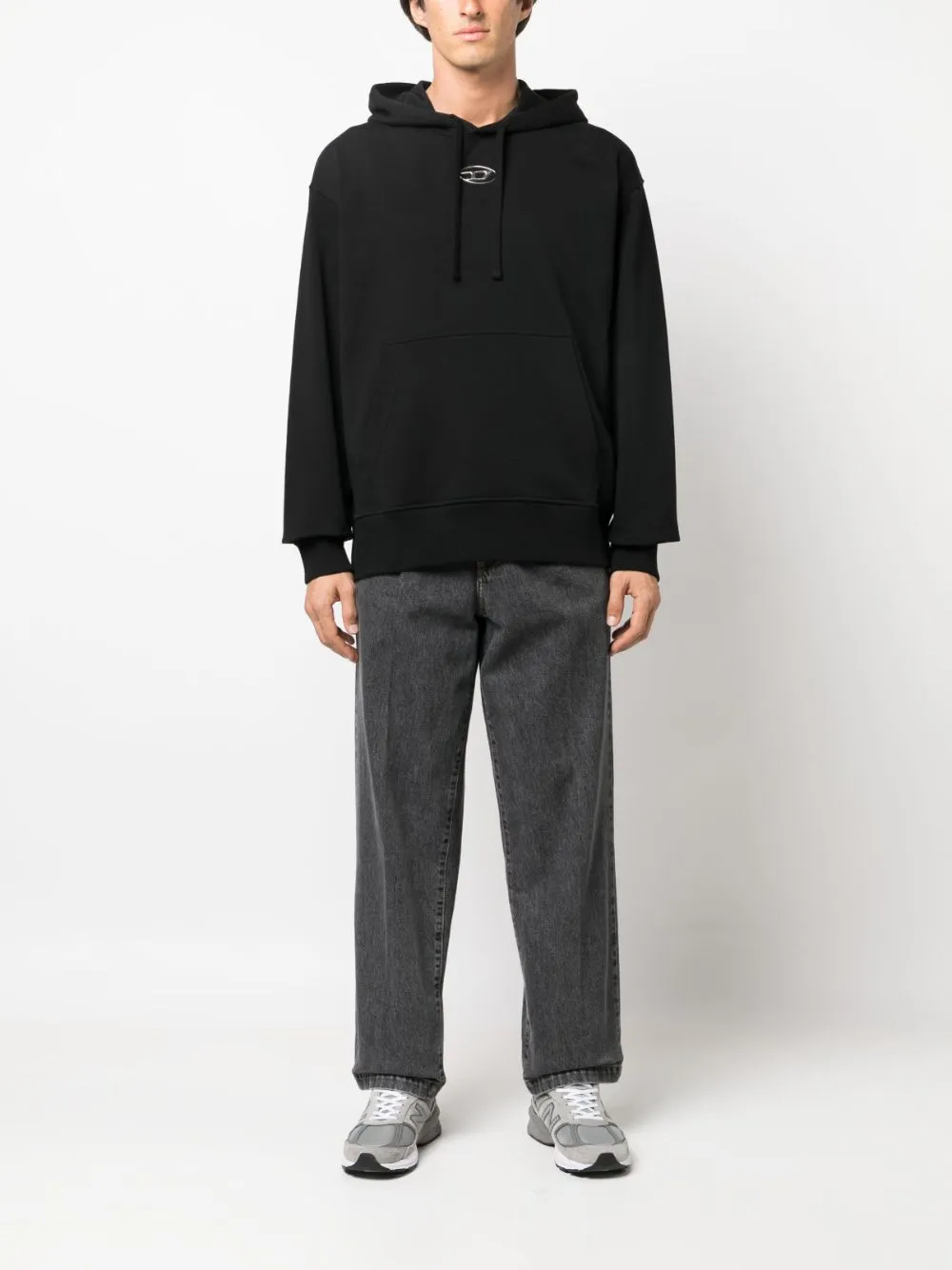 Logo Detailed Drawstring Hoodie