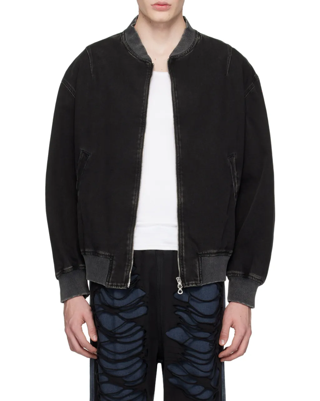 Zip-Up Bomber Jacket