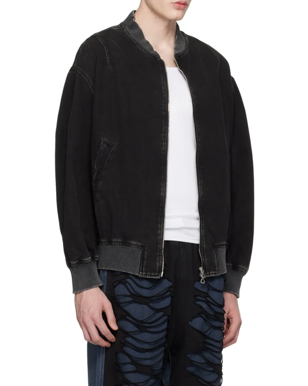 Zip-Up Bomber Jacket