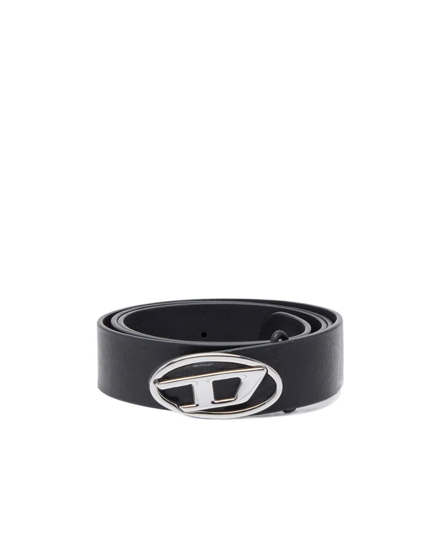 1Dr Logo-Buckle Fastened Belt