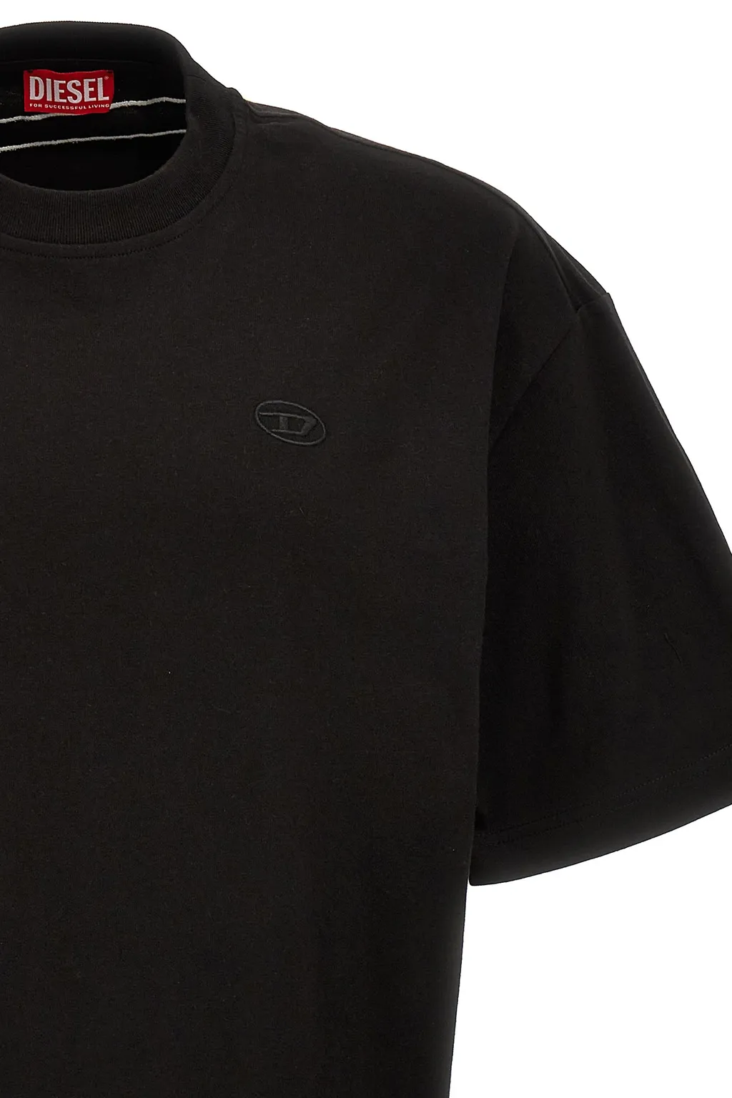 Oval D Straight Hem Crewneck T-Shirt