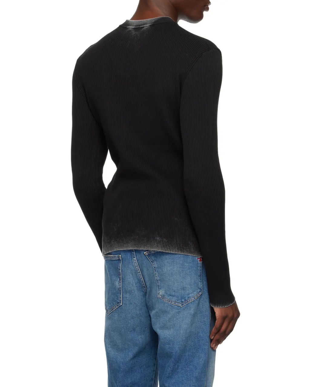 Oval D Cut-Out Ribbed Top