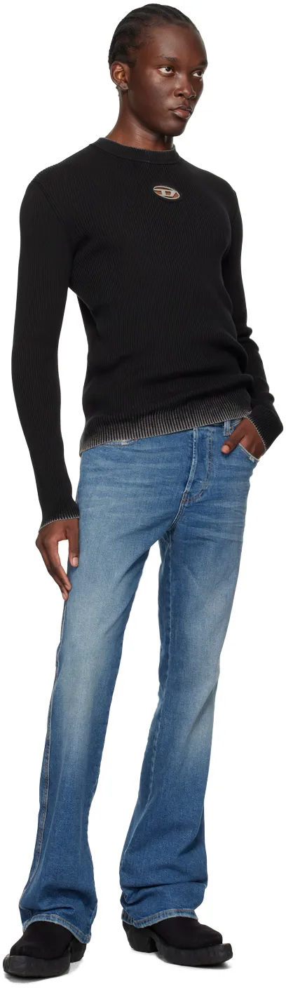 Oval D Cut-Out Ribbed Top