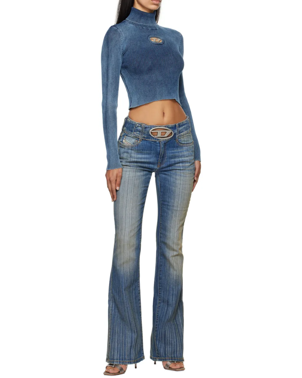 M-Anchor-A Cut-Out Knitted Cropped Top