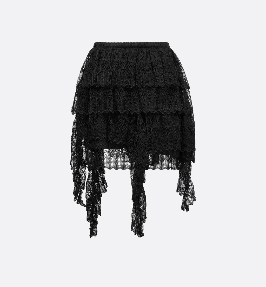 Ruffled Miniskirt