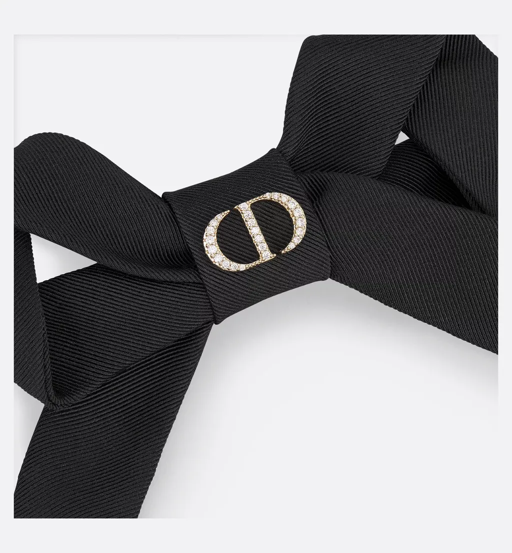 Logo Embellished Bow