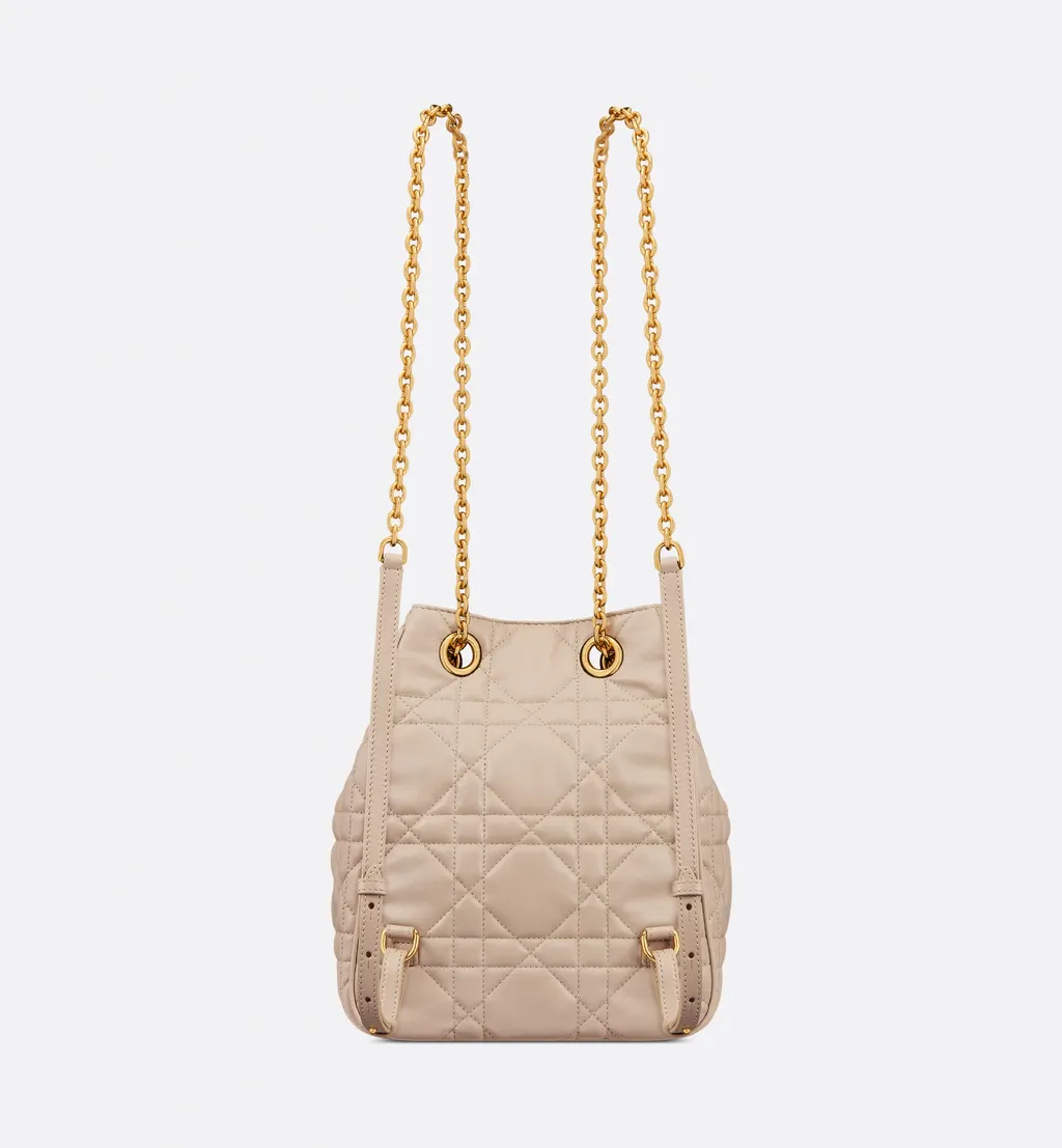 Medium Dior Caro Multicarry Backpack With Chain