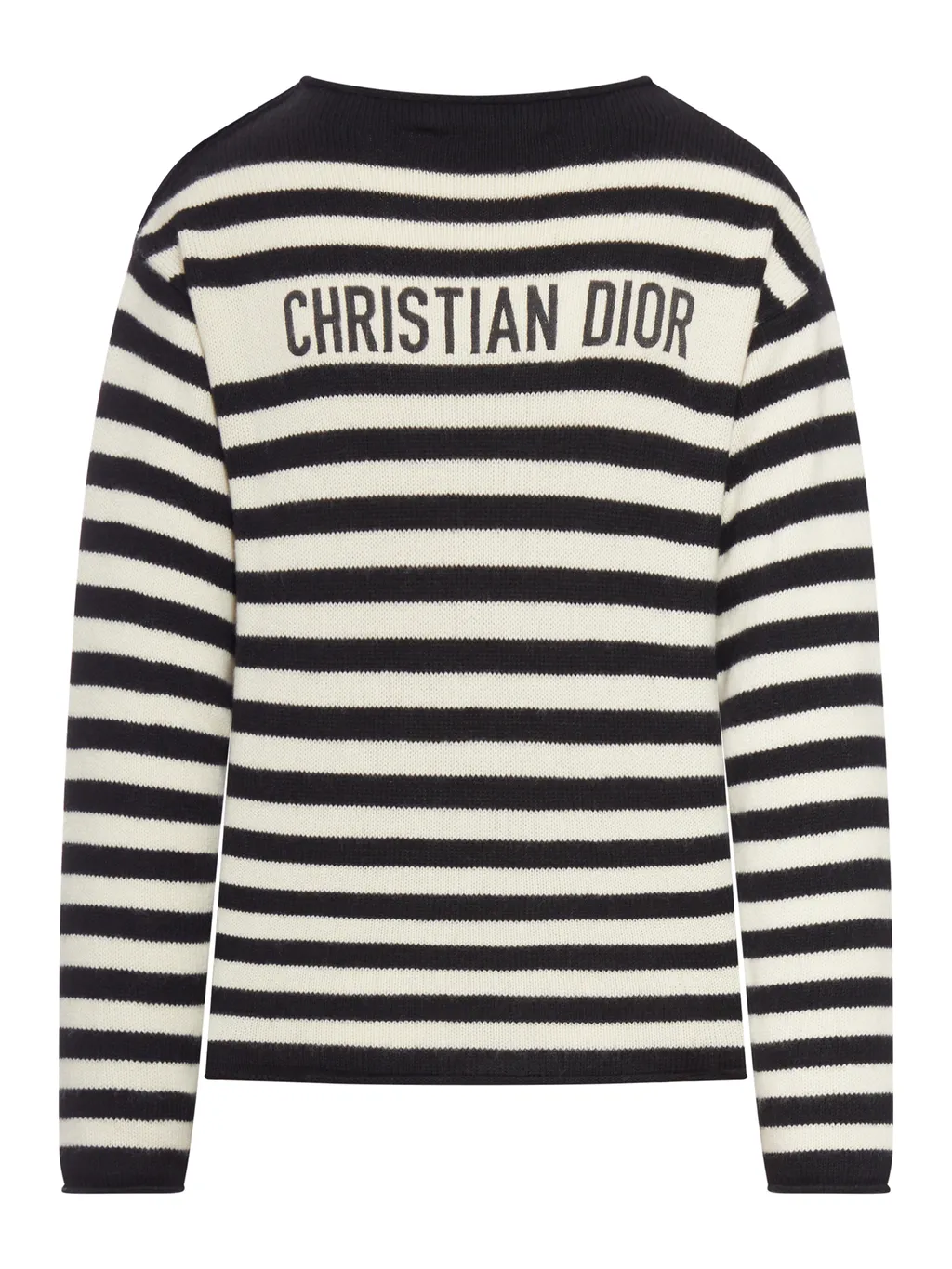 Striped Button-Detail Knitwear