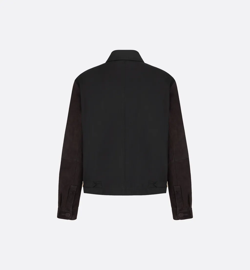 Zip-Up Wool Coat