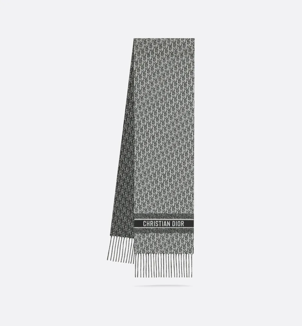Dior Oblique Natte Scarf