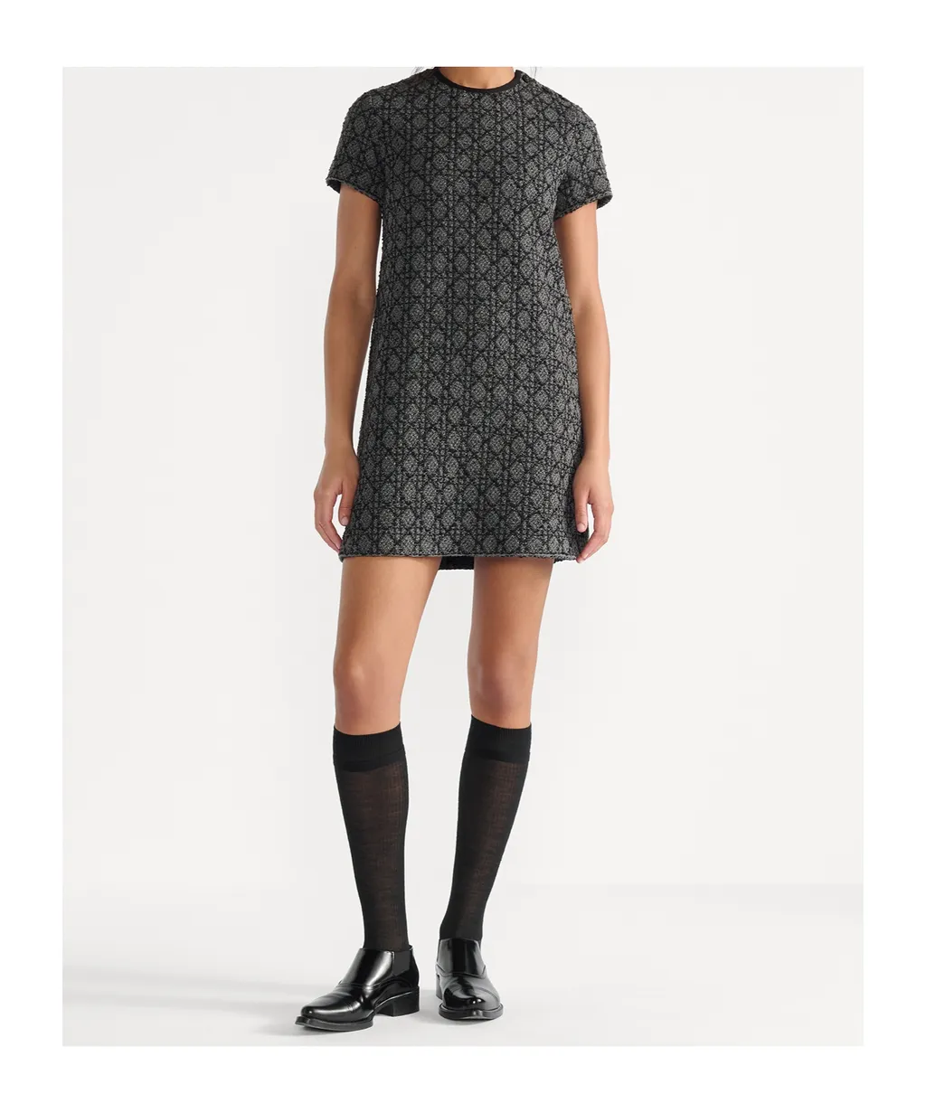 Short Macrocannage Dress