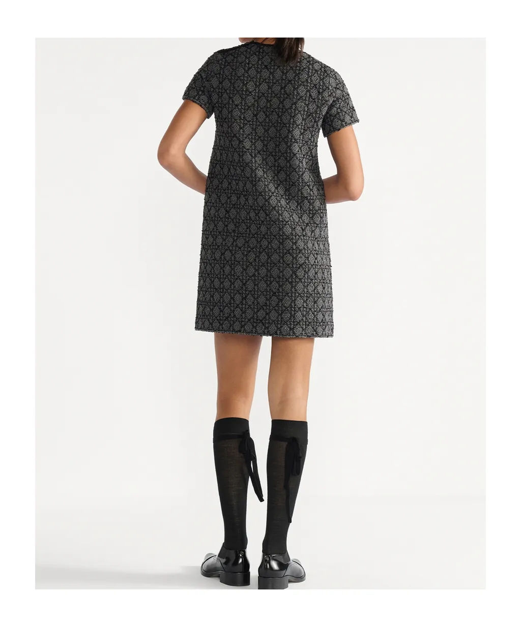 Short Macrocannage Dress