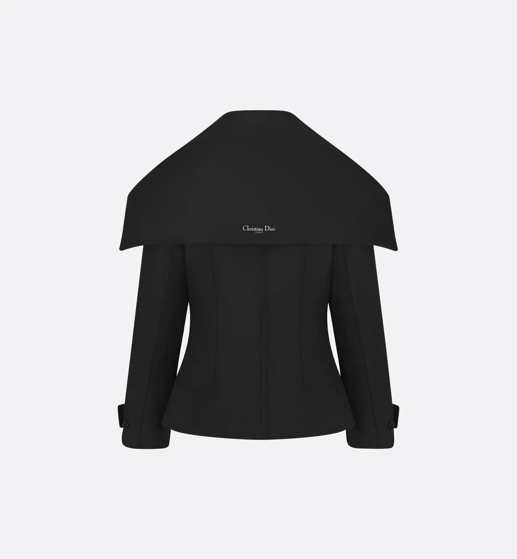 Fitted Jacket With Sailor Collar