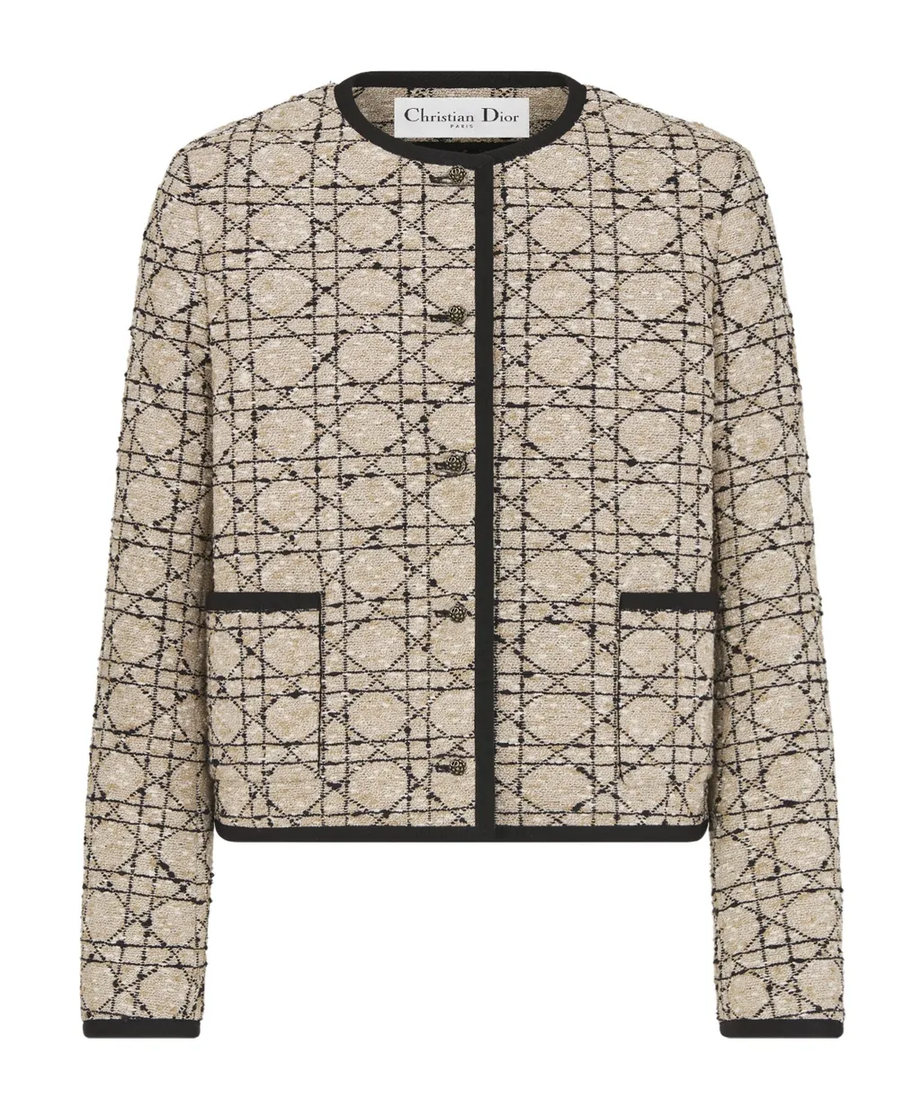 Macrocannage Cropped Jacket
