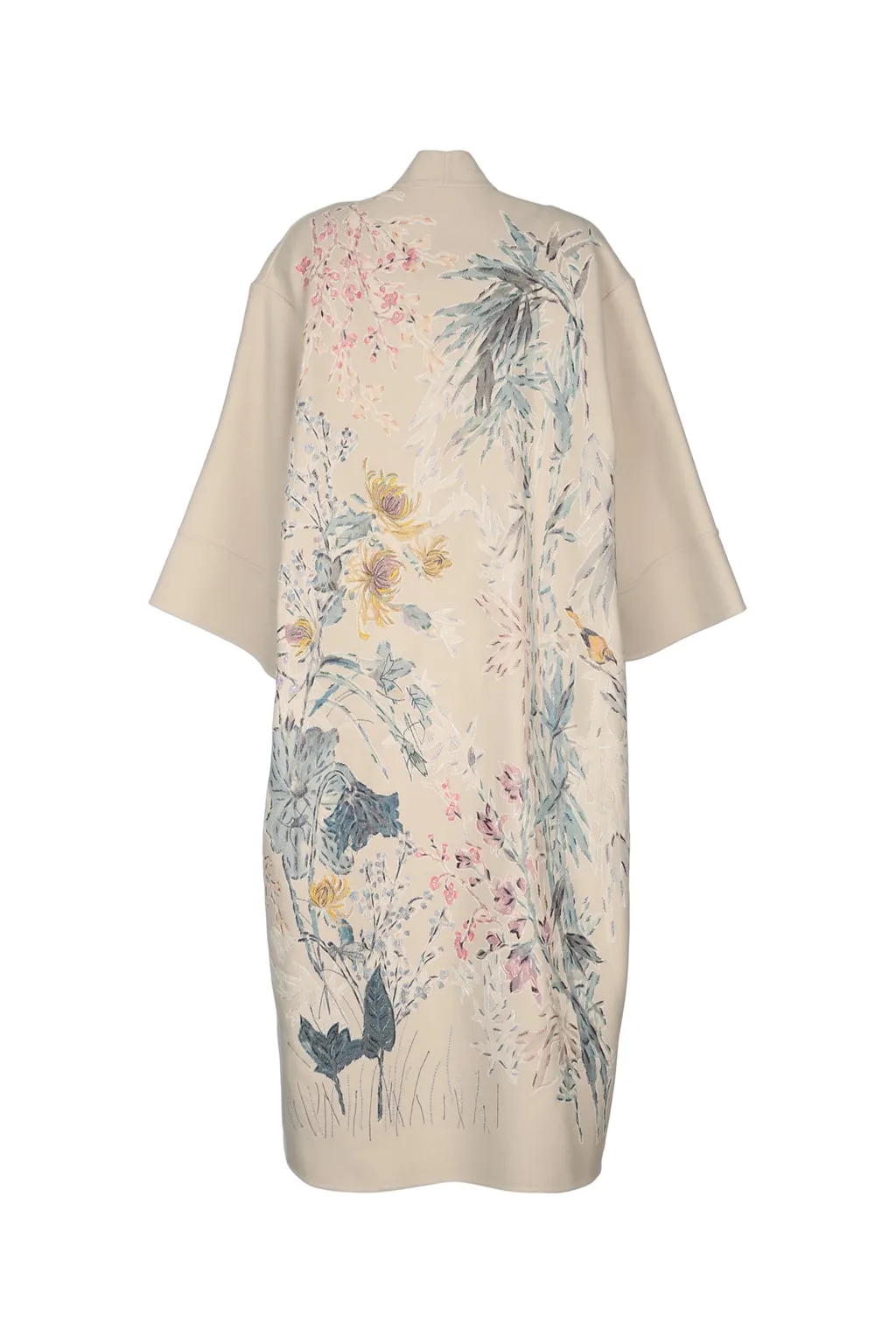 V-Neck Long-Sleeved Coat