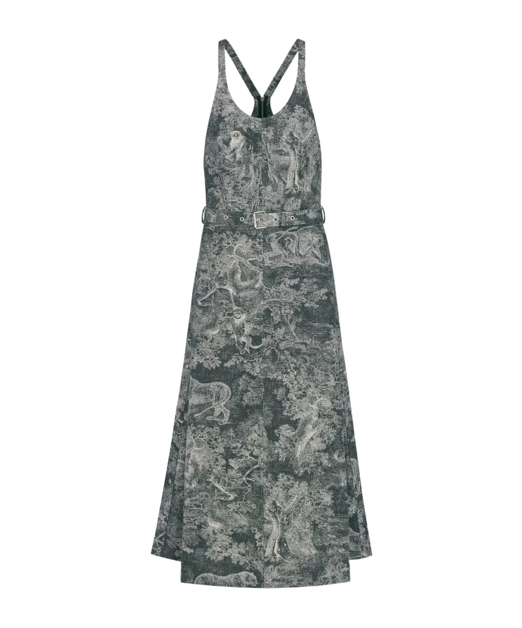 Dioriviera Mid-Length Belted Dress