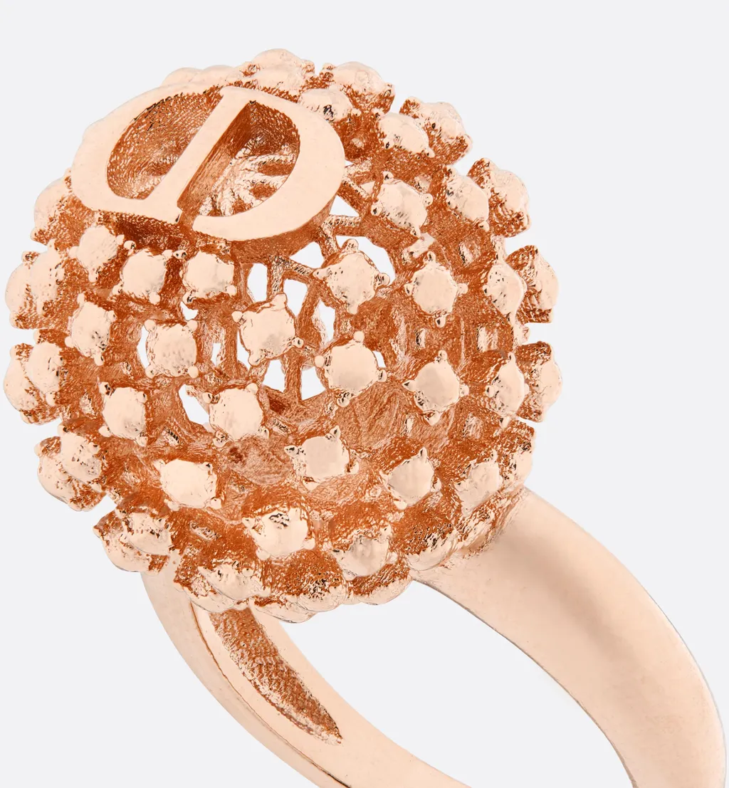 Logo Engraved Embellished Ring