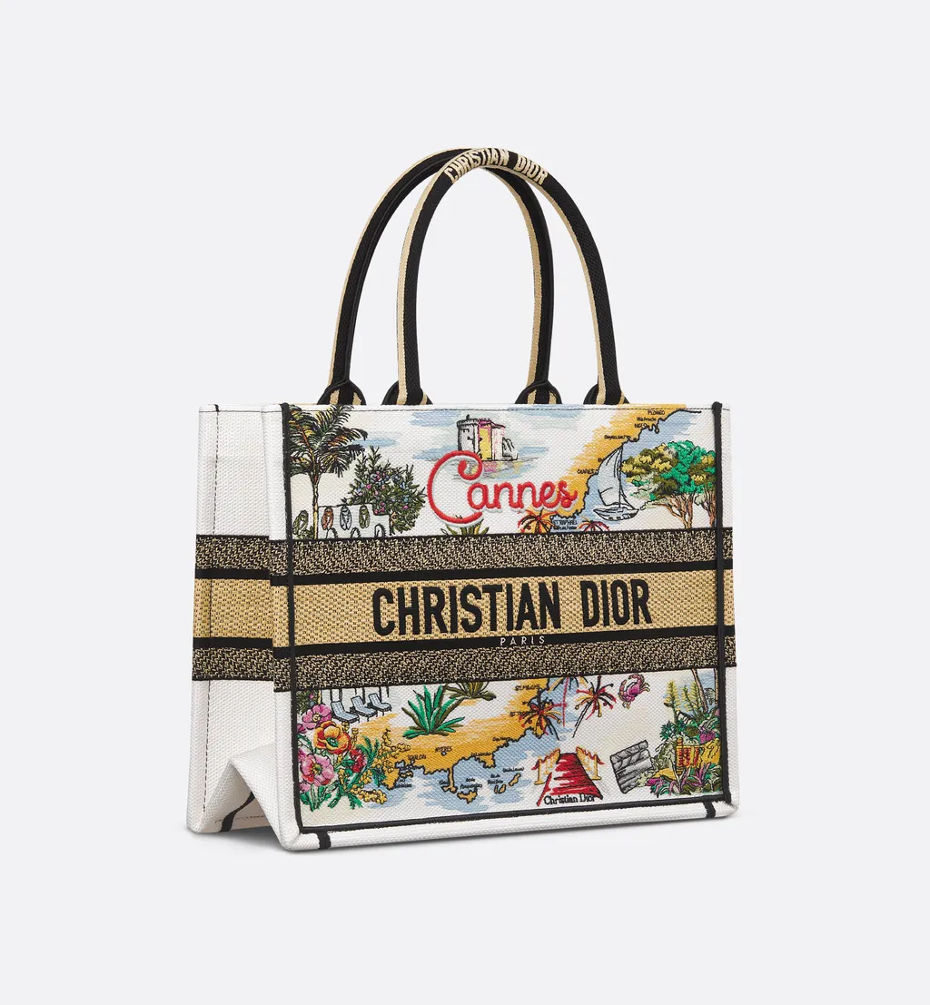 Cannes Dior Souvenir Medium Dior Book Tote