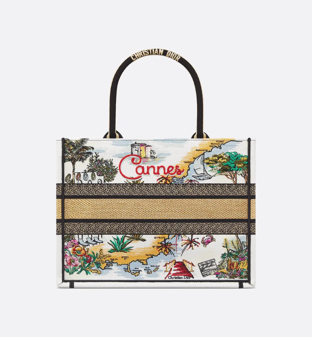 Cannes Dior Souvenir Medium Dior Book Tote