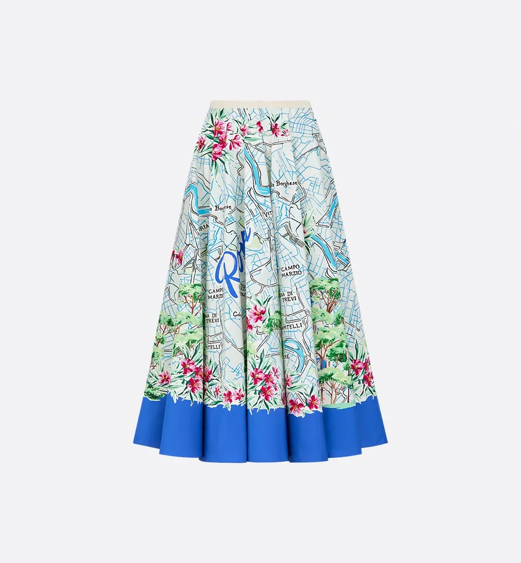 Souvenir Mid-Length Flared Skirt
