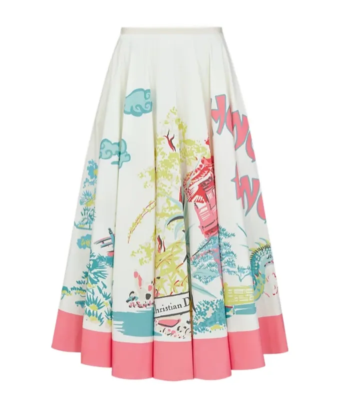 Souvenir Mid-Length Flared Skirt