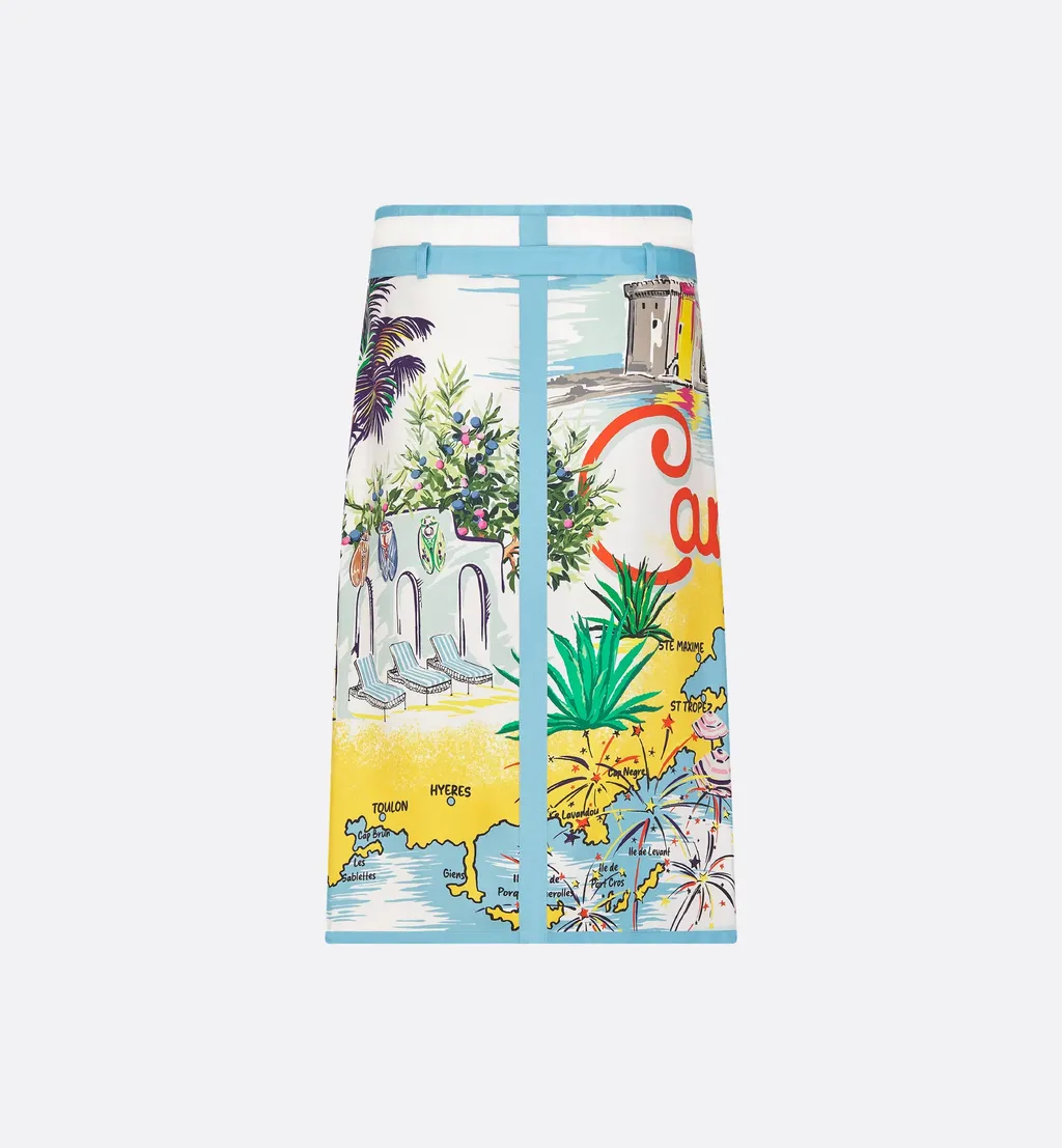 Souvenir Mid-Length Belted Skirt