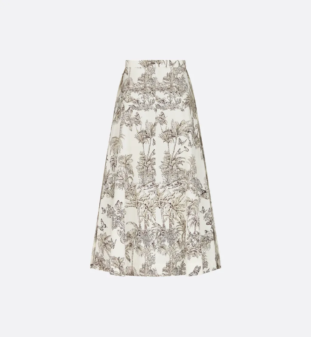 Mid-Length Flared Skirt