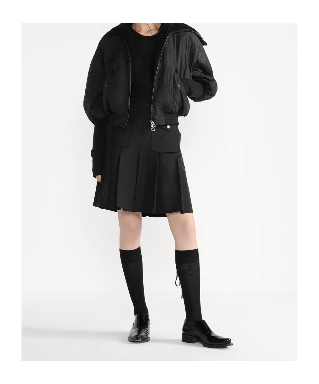 Short Pleated Skirt