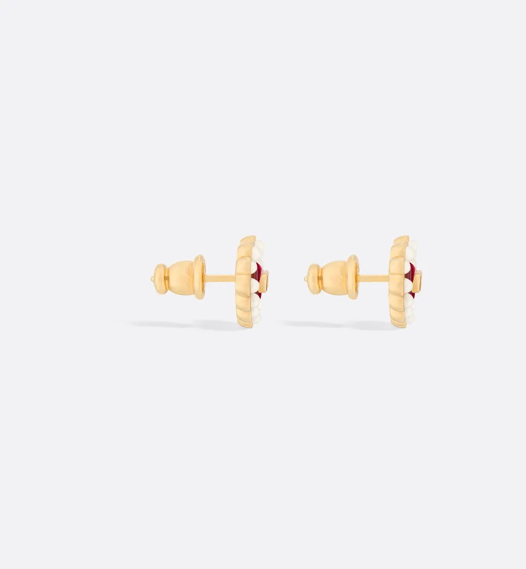 Petit Cd Baroque Stud Earrings