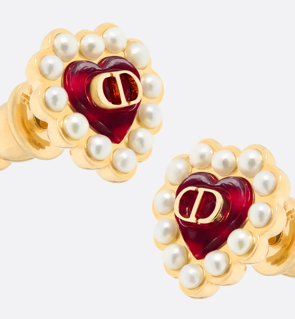 Petit Cd Baroque Stud Earrings