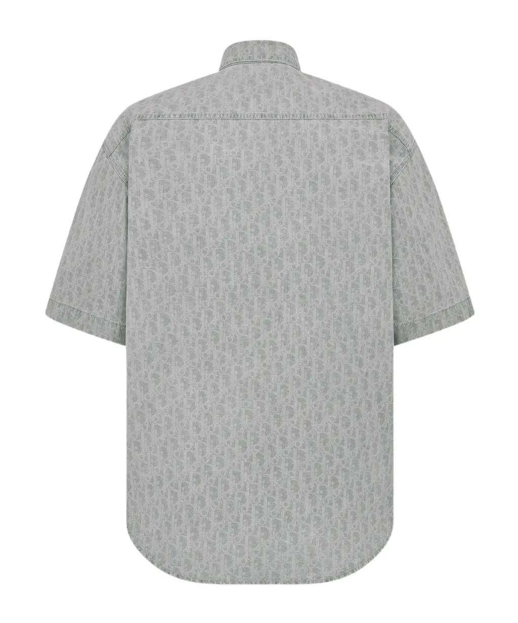 Oblique Short-Sleeved Overshirt