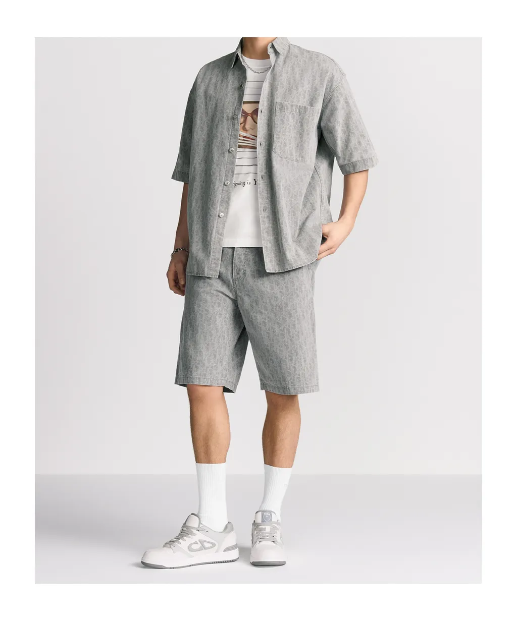 Oblique Bermuda Shorts