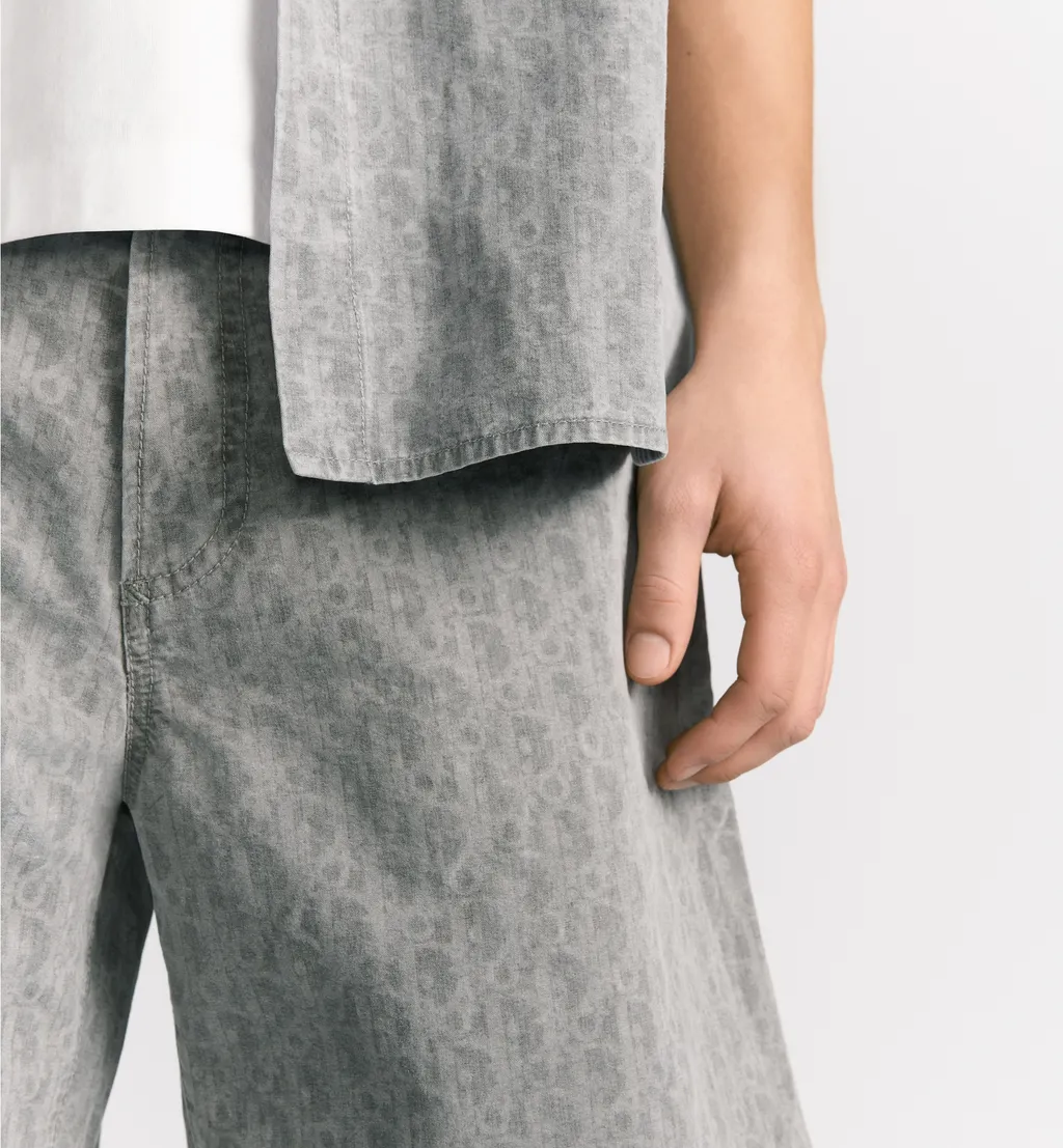 Oblique Bermuda Shorts