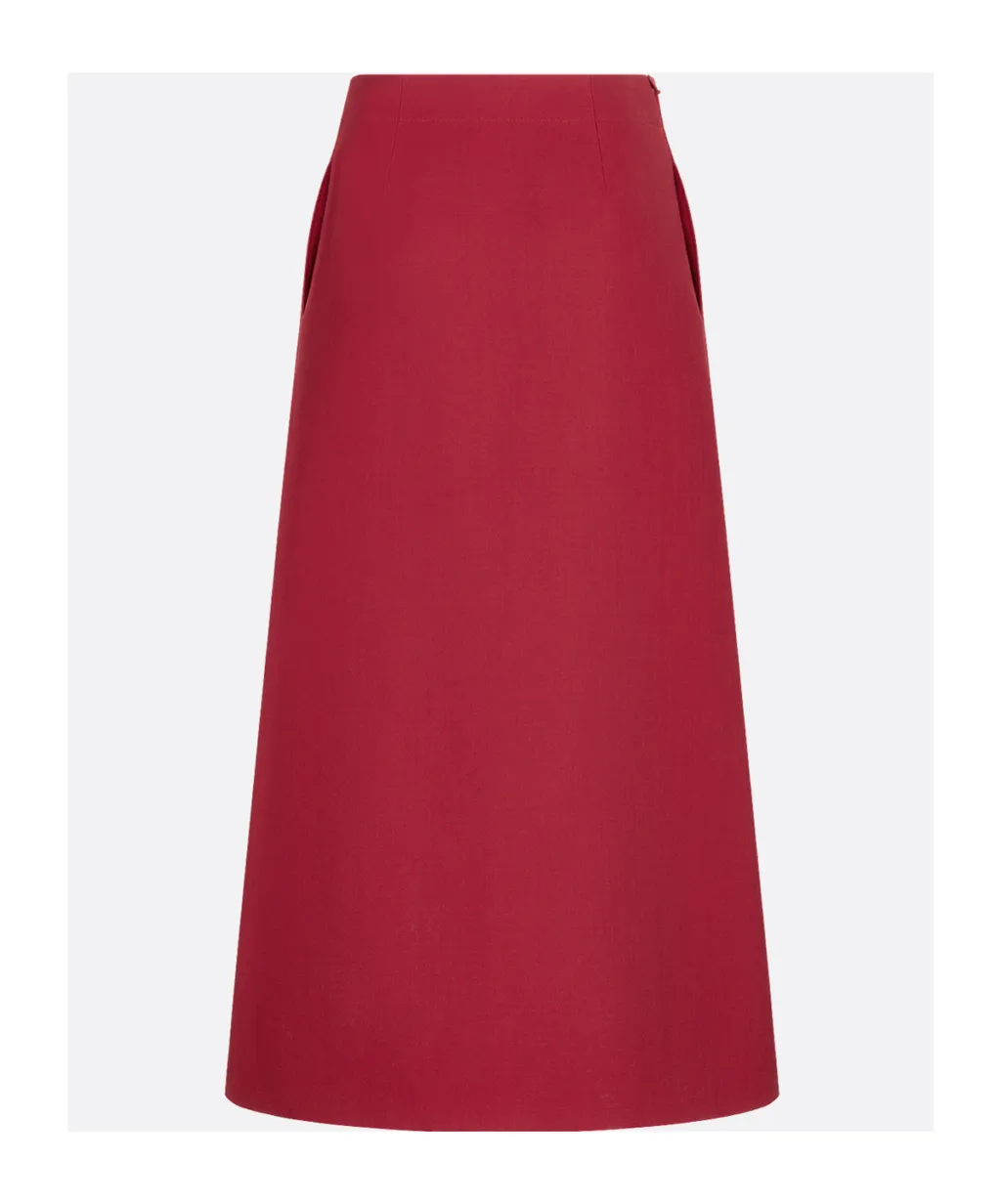 Mid-Length Straight Skirt