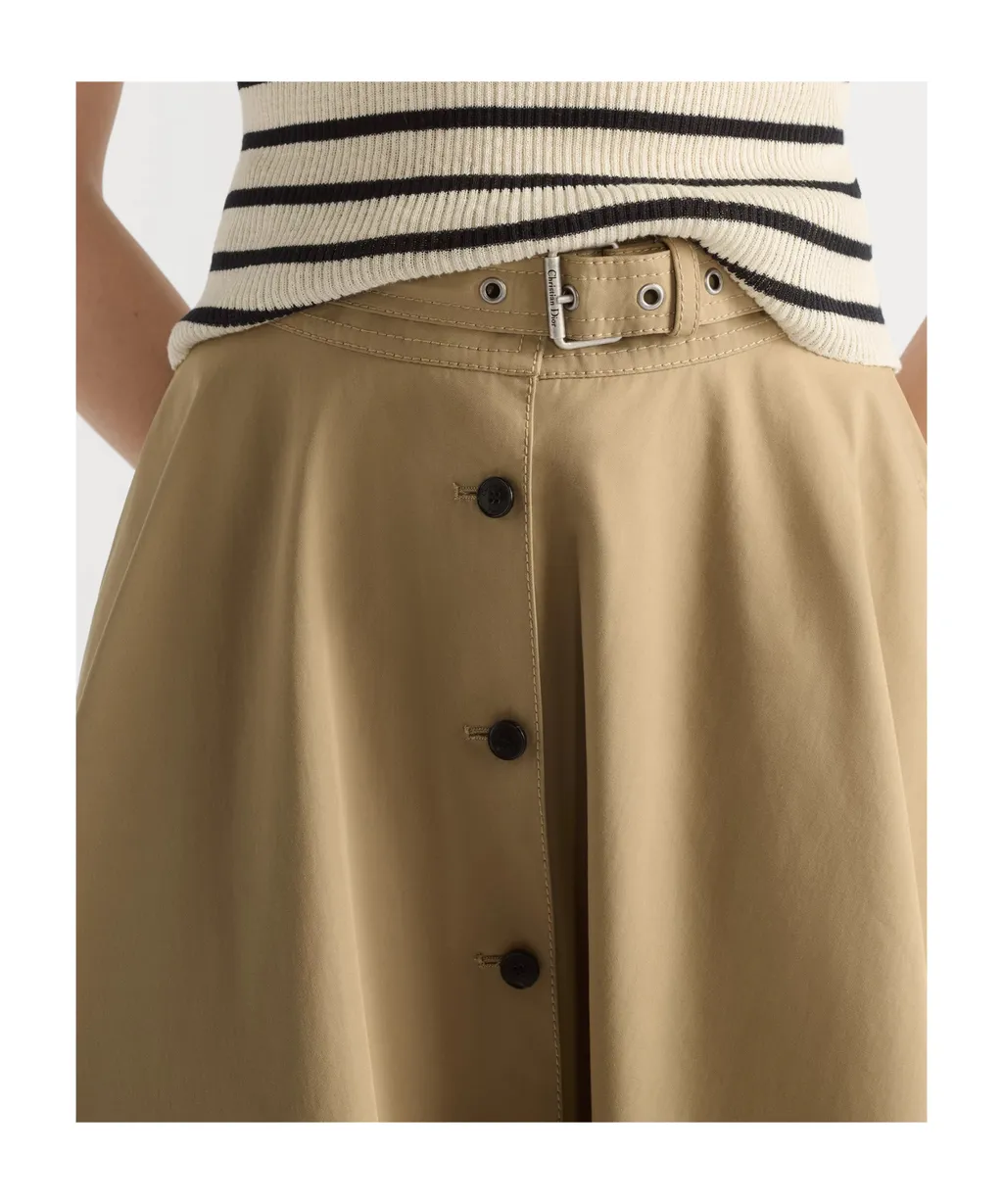 Dioriviera Mid-Length Belted Skirt