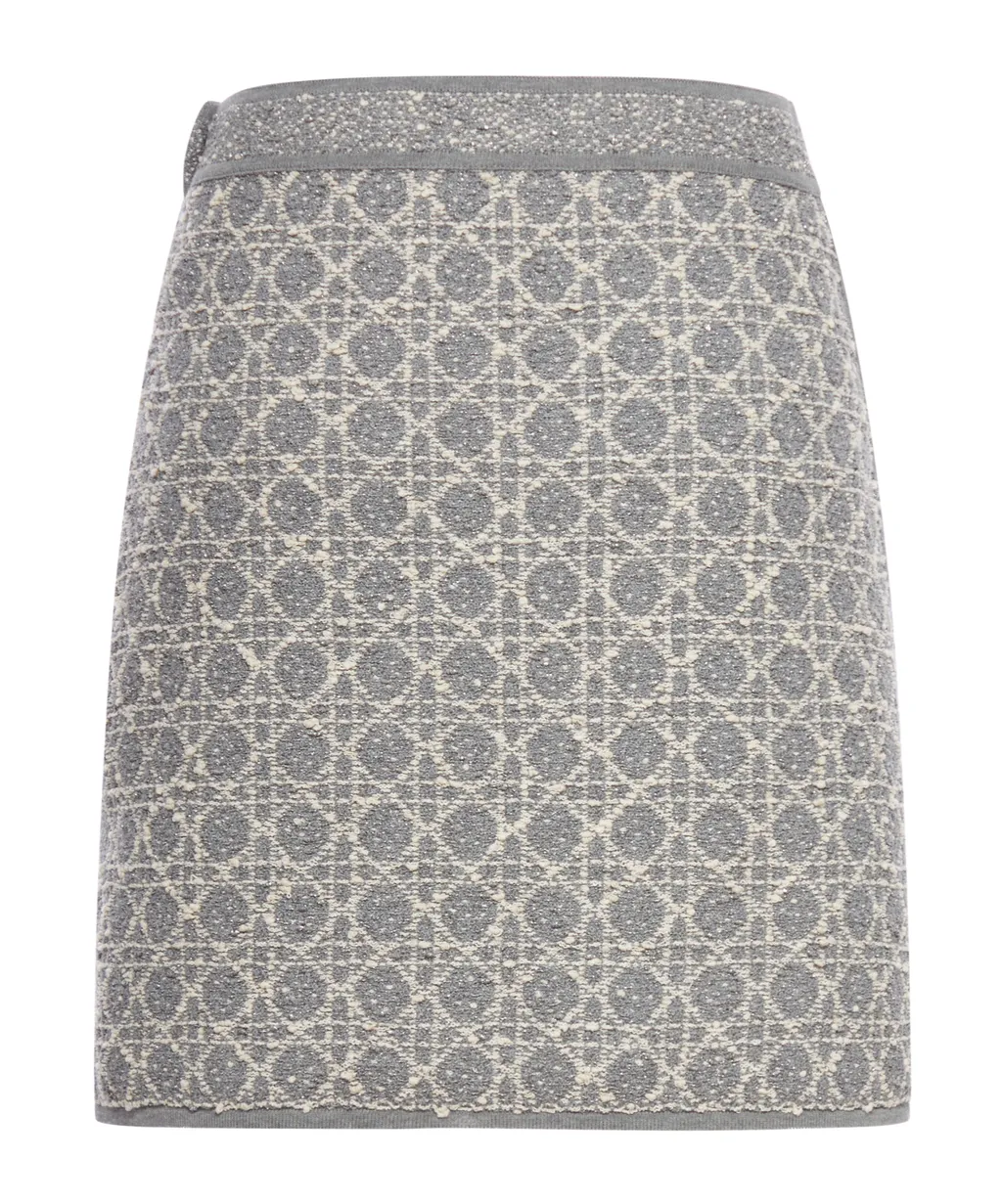Macrocannage Miniskirt