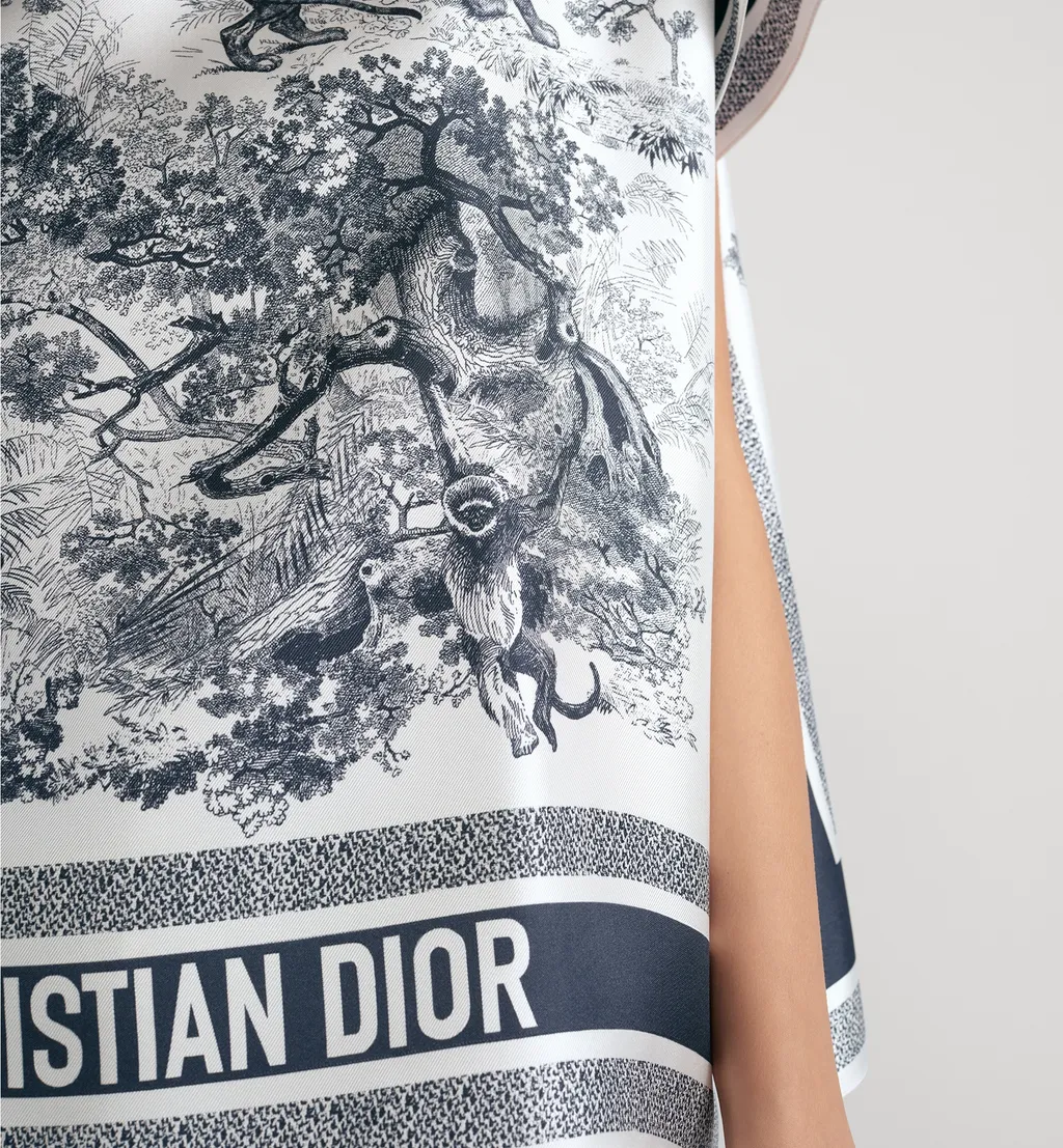 Dioriviera Toile De Jouy Sauvage Silk Top