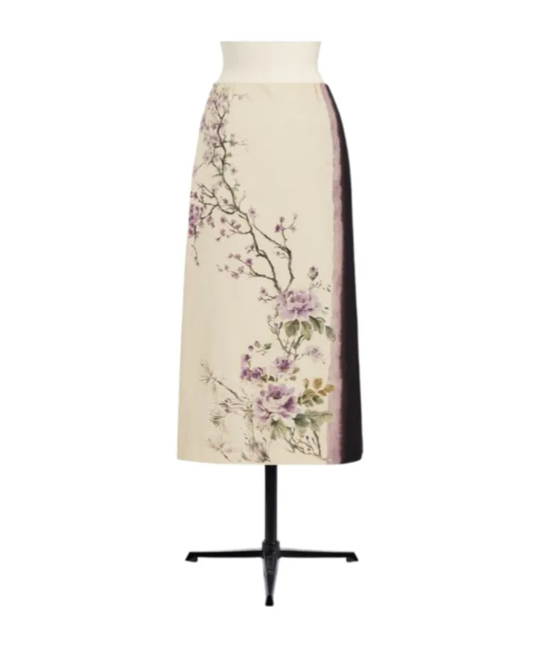 Mid-Length Straight Skirt