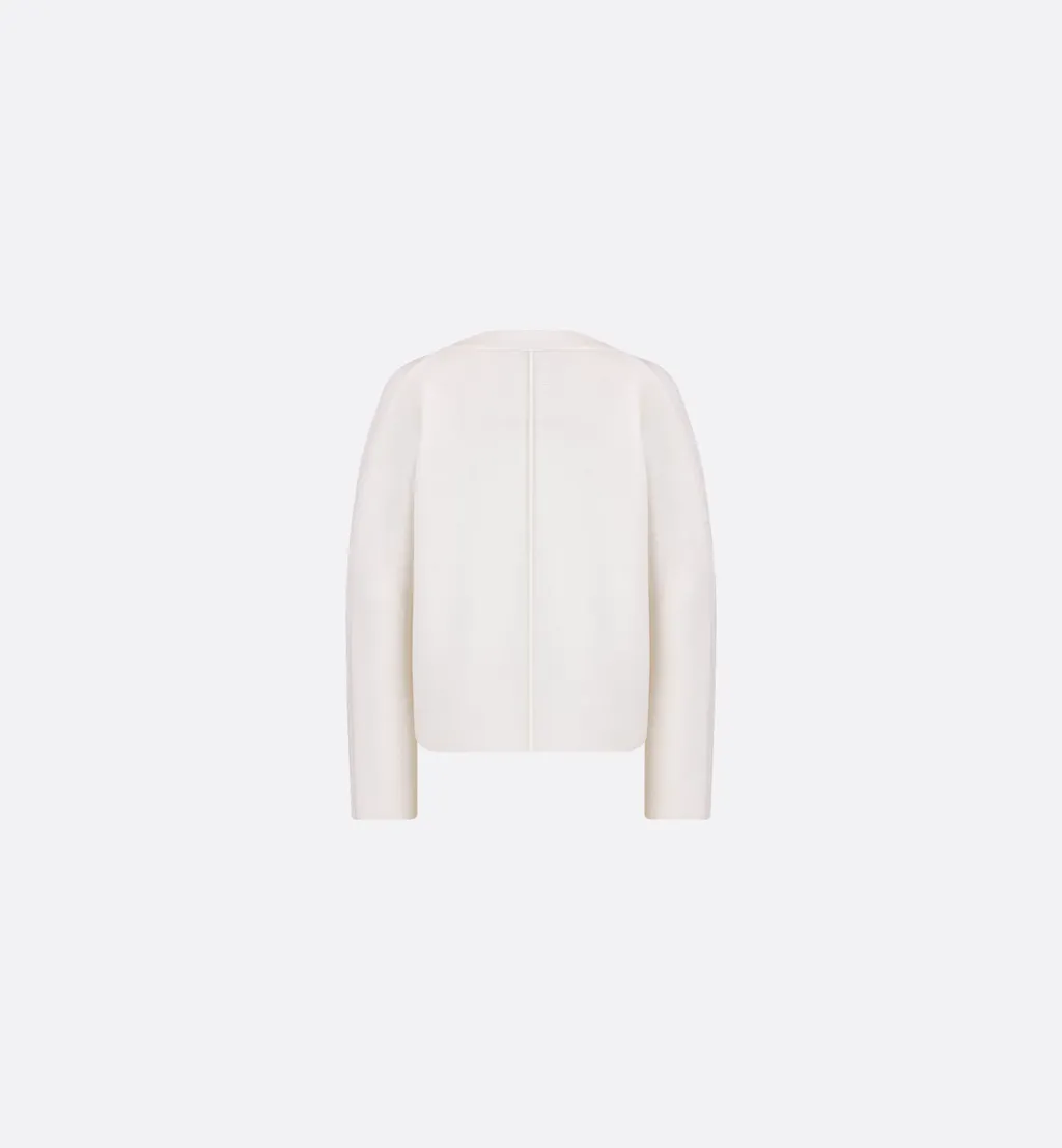 Long-Sleeved Knitted Cardigan