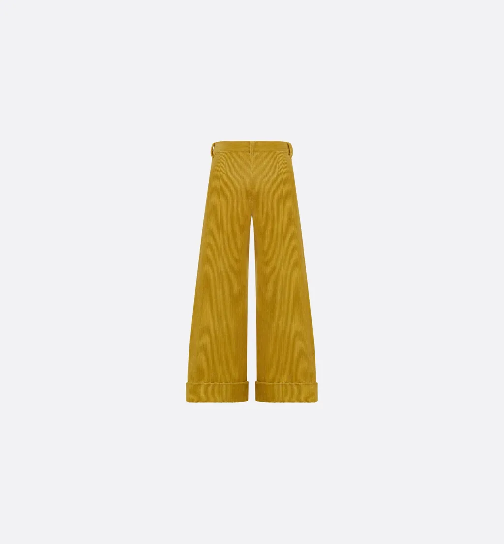 Corduroy Wide-Leg Pants