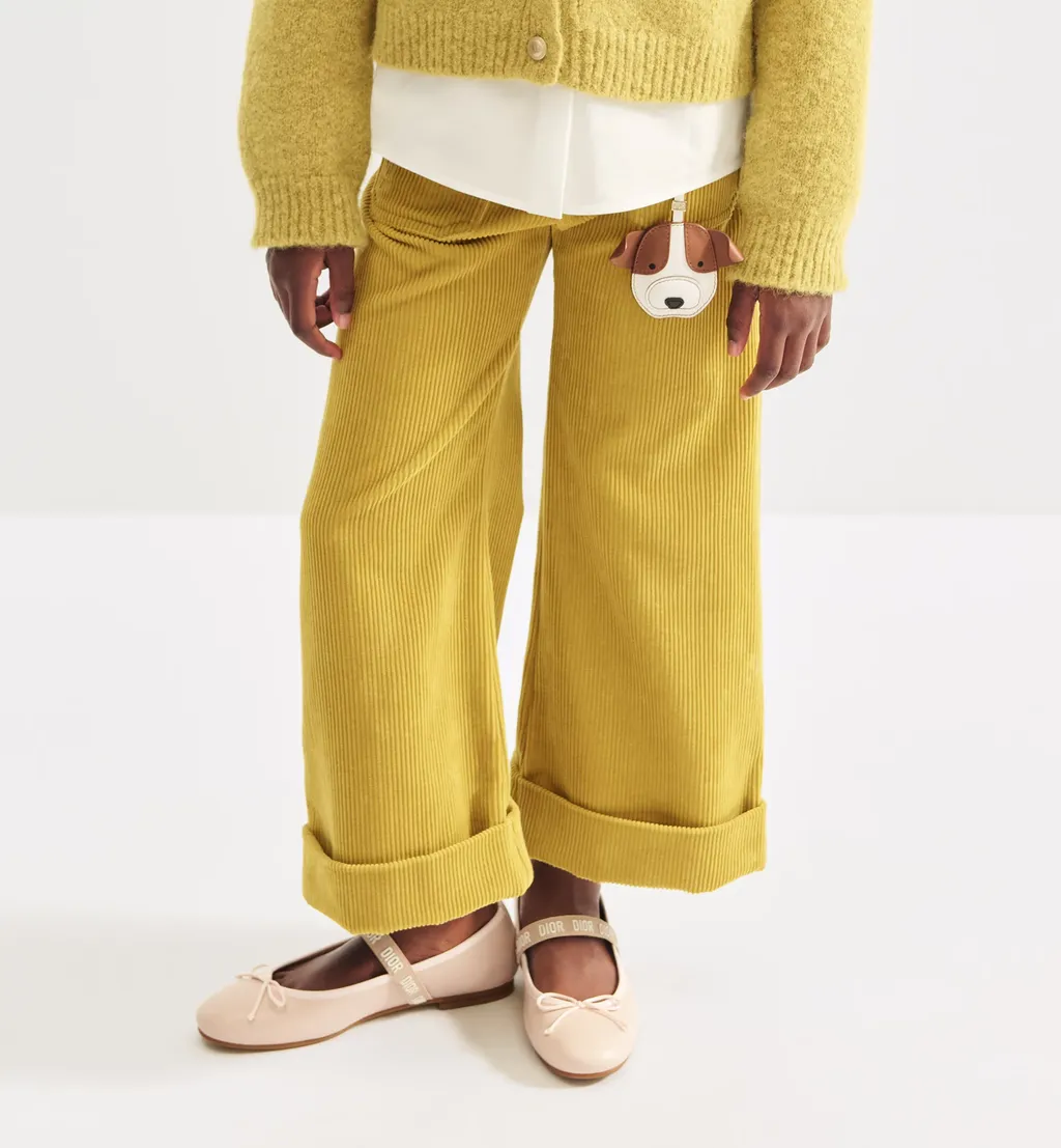 Corduroy Wide-Leg Pants