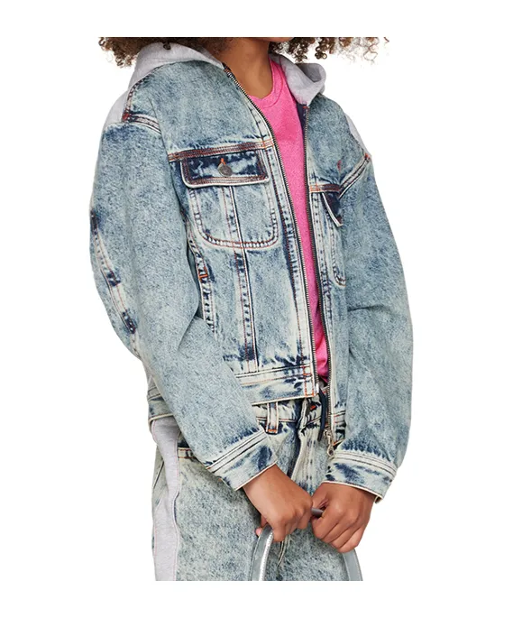 Hooded Denim Jacket