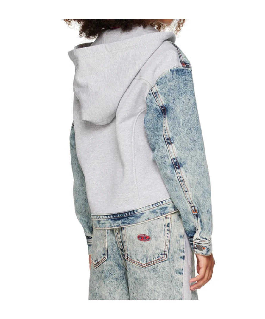 Hooded Denim Jacket